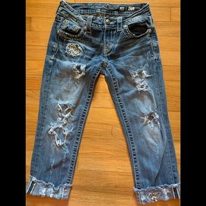 Miss me cropped jeans